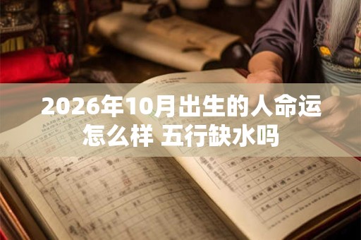 2026年10月出生的人命运怎么样 五行缺水吗 2026年10月出生的人命运怎么样 五行缺水吗