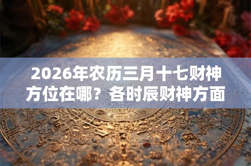 2026年农历三月十七财神方位在哪?各时辰财神方面 2026年农历三月十七财神方位在哪?各时辰财神方面