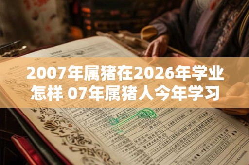 2007年属猪在2026年学业怎样 07年属猪人今年学习运势 2007年属猪在2026年学业怎样 07年属猪人今年学习运势