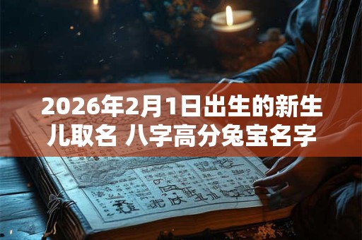 2026年2月1日出生的新生儿取名 八字高分兔宝名字 2026年2月1日出生的新生儿取名 八字高分兔宝名字
