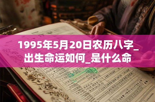 1995年5月20日农历八字_出生命运如何_是什么命 1995年5月20日农历八字_出生命运如何_是什么命
