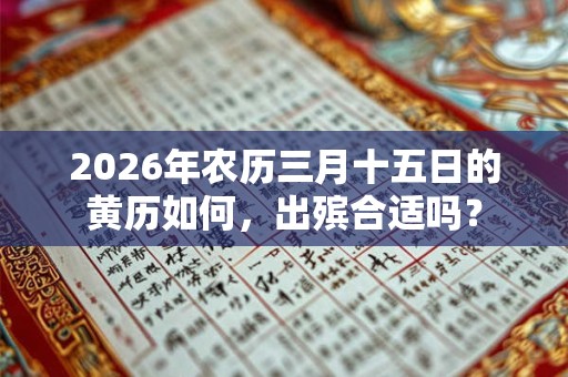2026年农历三月十五日的黄历如何,出殡合适吗? 2026年农历三月十五日的黄历如何,出殡合适吗?
