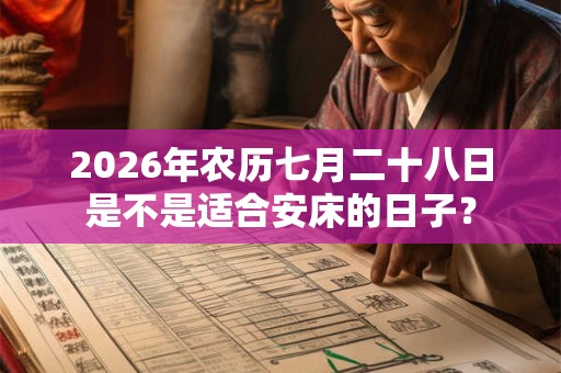 2026年农历七月二十八日是不是适合安床的日子? 2026年农历七月二十八日是不是适合安床的日子?