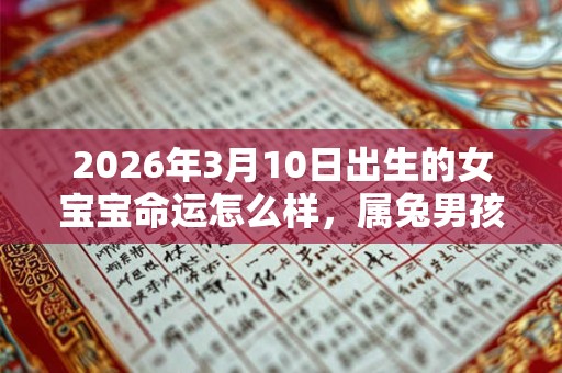 2026年3月10日出生的女宝宝命运怎么样,属兔男孩八字五行命运 2026年3月10日出生的女宝宝命运怎么样,属兔男孩八字五行命运