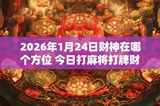 2026年1月24日财神在哪个方位 今日打麻将打牌财神方位! 2026年1月24日财神在哪个方位 今日打麻将打牌财神方位!