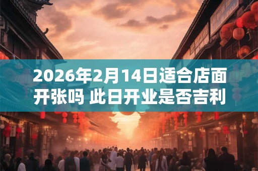 2026年2月14日适合店面开张吗 此日开业是否吉利 2026年2月14日适合店面开张吗 此日开业是否吉利