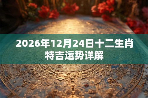 2026年12月24日十二生肖特吉运势详解