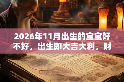 2026年11月出生的宝宝好不好,出生即大吉大利,财源广进 2026年11月出生的宝宝好不好,出生即大吉大利,财源广进