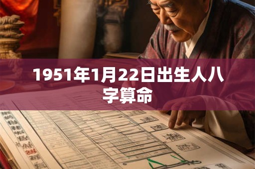 1951年1月22日出生人八字算命 1951年1月22日出生人八字算命
