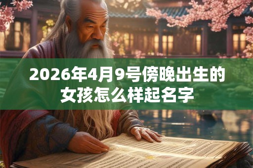 2026年4月9号傍晚出生的女孩怎么样起名字 2026年4月9号傍晚出生的女孩怎么样起名字