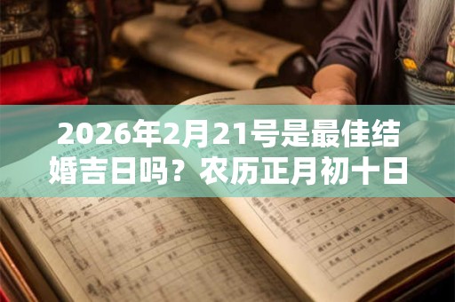 2026年2月21号是最佳结婚吉日吗?农历正月初十日子如何? 2026年2月21号是最佳结婚吉日吗?农历正月初十日子如何?