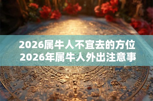 2026属牛人不宜去的方位 2026年属牛人外出注意事项有哪些