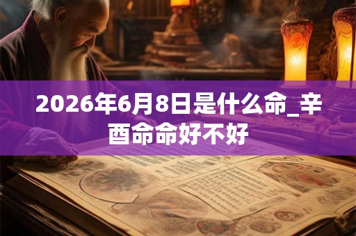 2026年6月8日是什么命_辛酉命命好不好 2026年6月8日是什么命_辛酉命命好不好