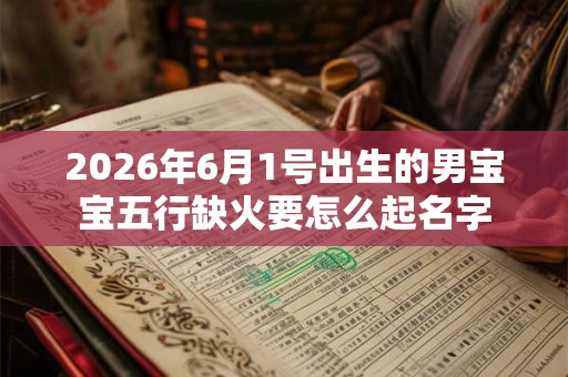 2026年6月1号出生的男宝宝五行缺火要怎么起名字