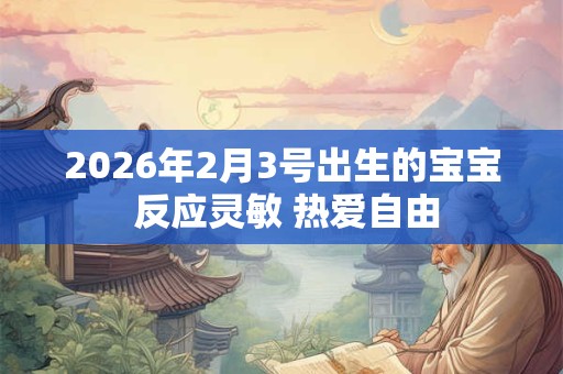 2026年2月3号出生的宝宝 反应灵敏 热爱自由 2026年2月3号出生的宝宝 反应灵敏 热爱自由