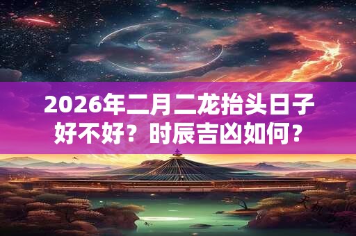 2026年二月二龙抬头日子好不好?时辰吉凶如何? 2026年二月二龙抬头日子好不好?时辰吉凶如何?