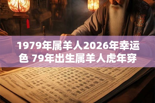 1979年属羊人2026年幸运色 79年出生属羊人虎年穿什么颜色衣服好 1979年属羊人2026年幸运色 79年出生属羊人虎年穿什么颜色衣服好