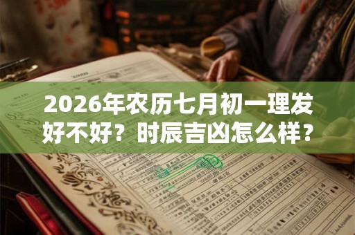 2026年农历七月初一理发好不好?时辰吉凶怎么样? 2026年农历七月初一理发好不好?时辰吉凶怎么样?