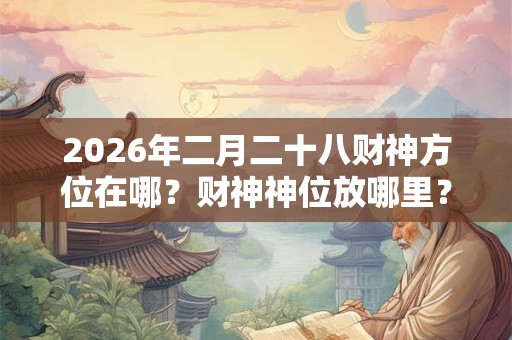 2026年二月二十八财神方位在哪？财神神位放哪里？