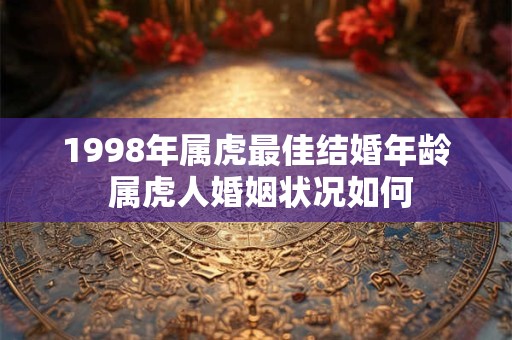 1998年属虎最佳结婚年龄 属虎人婚姻状况如何