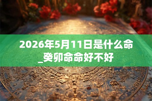 2026年5月11日是什么命_癸卯命命好不好