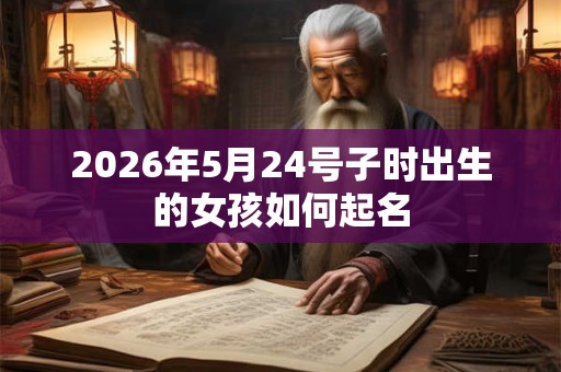 2026年5月24号子时出生的女孩如何起名 2026年5月24号子时出生的女孩如何起名