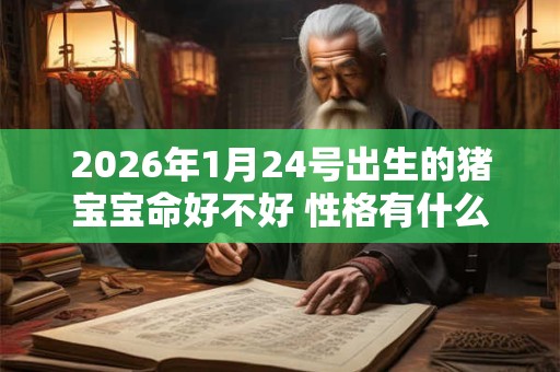 2026年1月24号出生的猪宝宝命好不好 性格有什么特点 2026年1月24号出生的猪宝宝命好不好 性格有什么特点