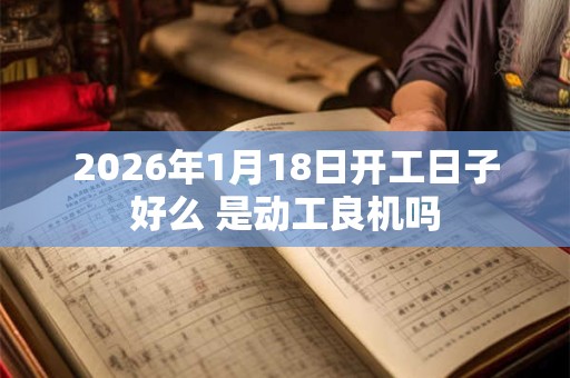 2026年1月18日开工日子好么 是动工良机吗 2026年1月18日开工日子好么 是动工良机吗