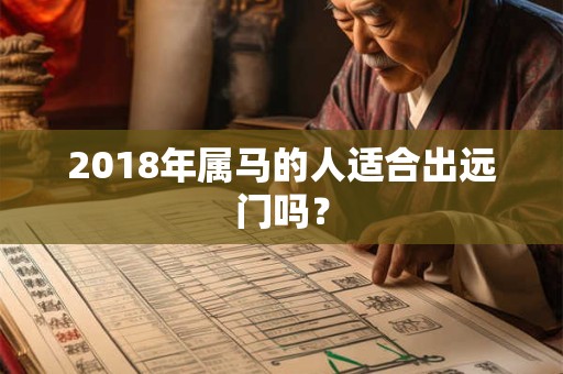 2018年属马的人适合出远门吗? 2018年属马的人适合出远门吗?