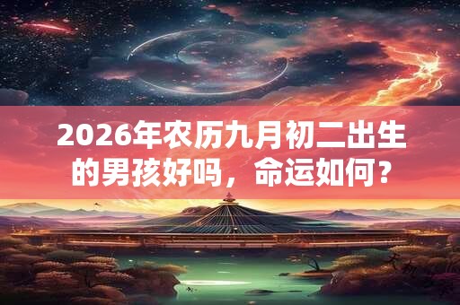 2026年农历九月初二出生的男孩好吗,命运如何? 2026年农历九月初二出生的男孩好吗,命运如何?