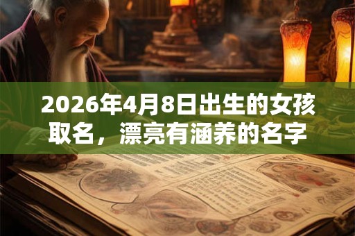 2026年4月8日出生的女孩取名，漂亮有涵养的名字