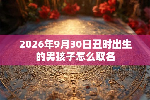 2026年9月30日丑时出生的男孩子怎么取名 2026年9月30日丑时出生的男孩子怎么取名