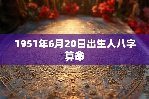 1951年6月20日出生人八字算命 1951年6月20日出生人八字算命