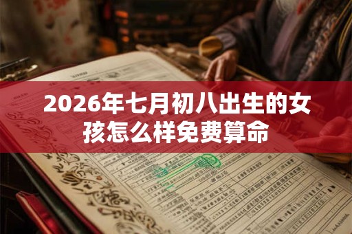 2026年七月初八出生的女孩怎么样免费算命