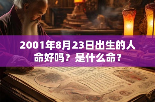 2001年8月23日出生的人命好吗？是什么命？