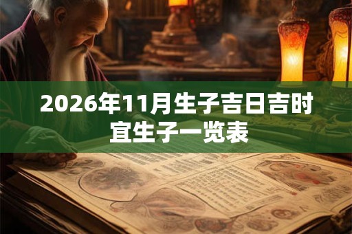 2026年11月生子吉日吉时 宜生子一览表