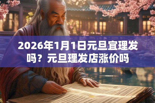 2026年1月1日元旦宜理发吗？元旦理发店涨价吗