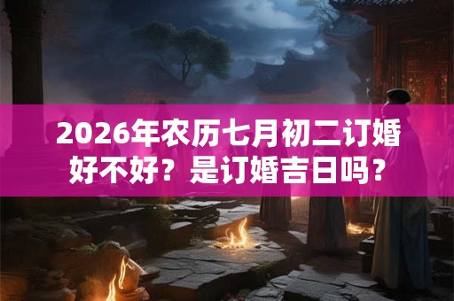 2026年农历七月初二订婚好不好？是订婚吉日吗？