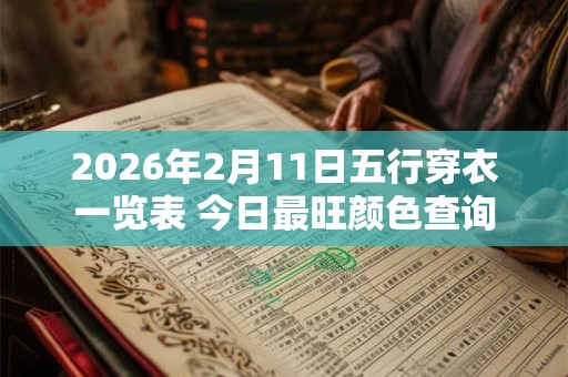 2026年2月11日五行穿衣一览表 今日最旺颜色查询