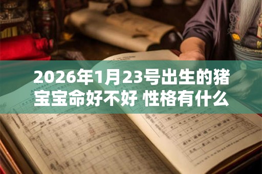 2026年1月23号出生的猪宝宝命好不好 性格有什么特点