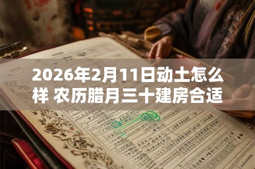 2026年2月11日动土怎么样 农历腊月三十建房合适吗 2026年2月11日动土怎么样 农历腊月三十建房合适吗