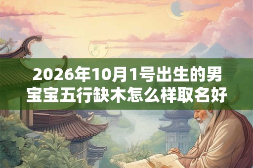 2026年10月1号出生的男宝宝五行缺木怎么样取名好