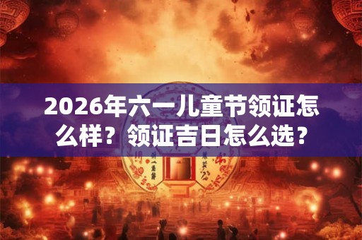 2026年六一儿童节领证怎么样?领证吉日怎么选? 2026年六一儿童节领证怎么样?领证吉日怎么选?