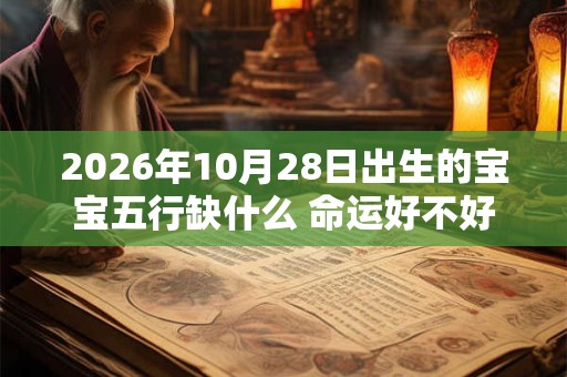 2026年10月28日出生的宝宝五行缺什么 命运好不好