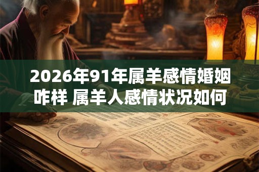 2026年91年属羊感情婚姻咋样 属羊人感情状况如何