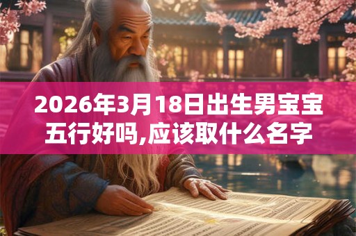 2026年3月18日出生男宝宝五行好吗,应该取什么名字