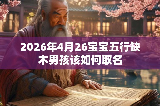 2026年4月26宝宝五行缺木男孩该如何取名