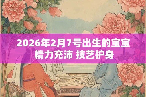 2026年2月7号出生的宝宝 精力充沛 技艺护身