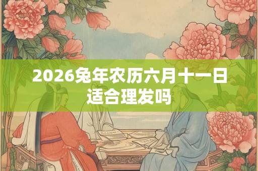 2026兔年农历六月十一日适合理发吗