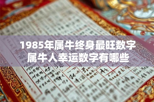 1985年属牛终身最旺数字 属牛人幸运数字有哪些
